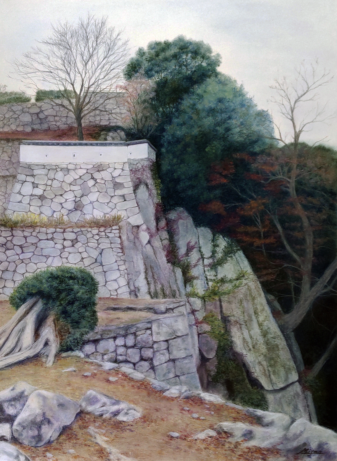 古の城郭・備中松山城